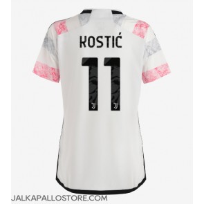 Juventus Filip Kostic #11 Vieraspaita Naisten 2023-24 Lyhythihainen